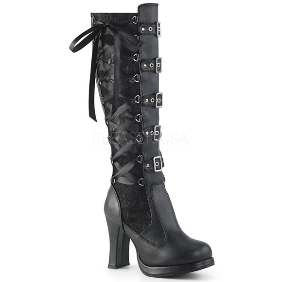 gothic heel boots